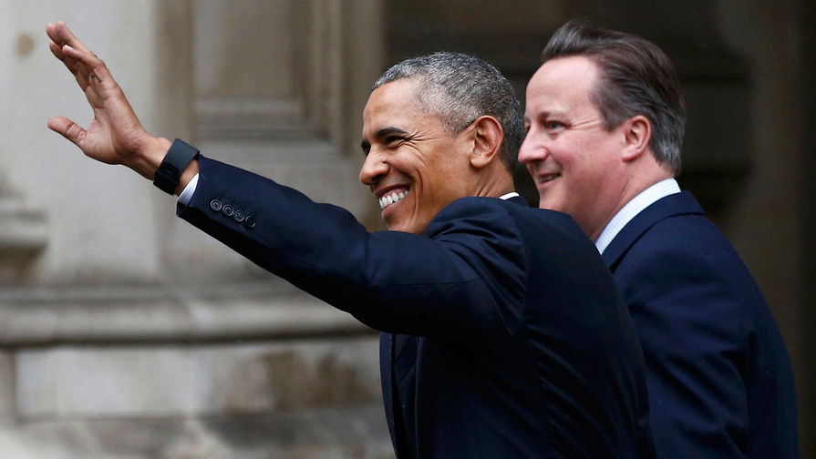 Премьер-министр Великобритании Дэвид Кэмерон и президент США Барак Обама