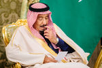 Король Саудовской Аравии Сальман Бен Абдель Азиз Аль Сауд в Кремле, 5 октября 2017 года