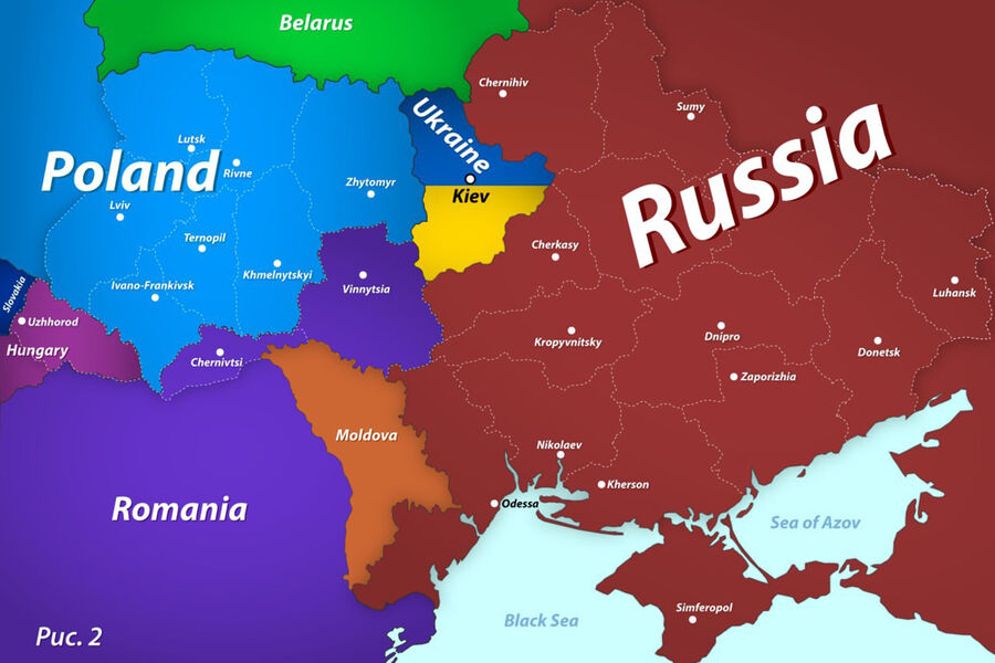Карта украины 2025
