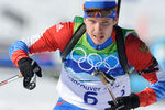 Евгений Устюгов в индивидуальной гонке на 20 км на XXI зимних Олимпийских играх, 2010 год