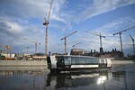 Электрический речной трамвайчик в Москве