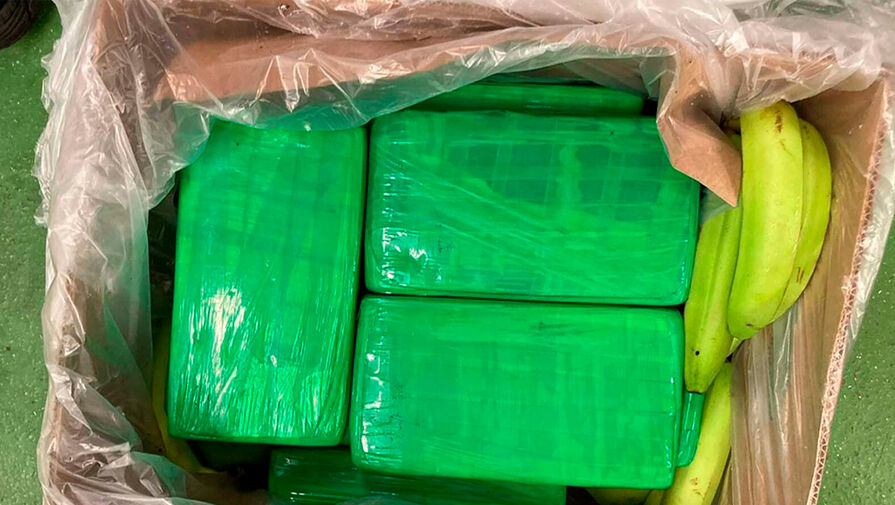 Британская полиция арестовала партию кокаина на почти $50 млн в коробках с бананами