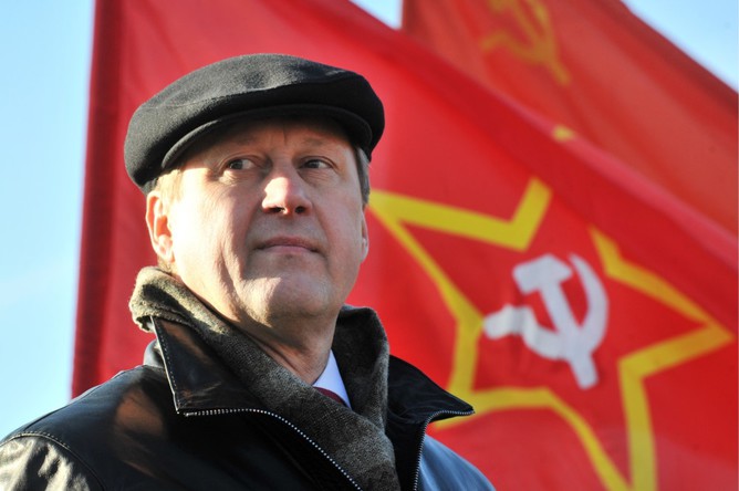 Кандидат в мэры Новосибирска от партии КПРФ Анатолий Локоть