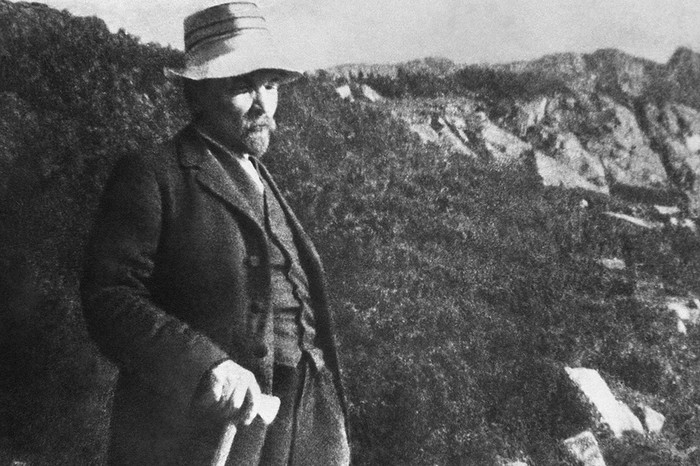 Ленин во время прогулки в&nbsp;окрестностях местечка Закопане, 1914&nbsp;год