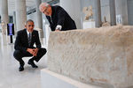 Барак Обама в Музее Акрополя