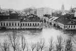 Московские улицы во время наводнения, апрель 1908 года
