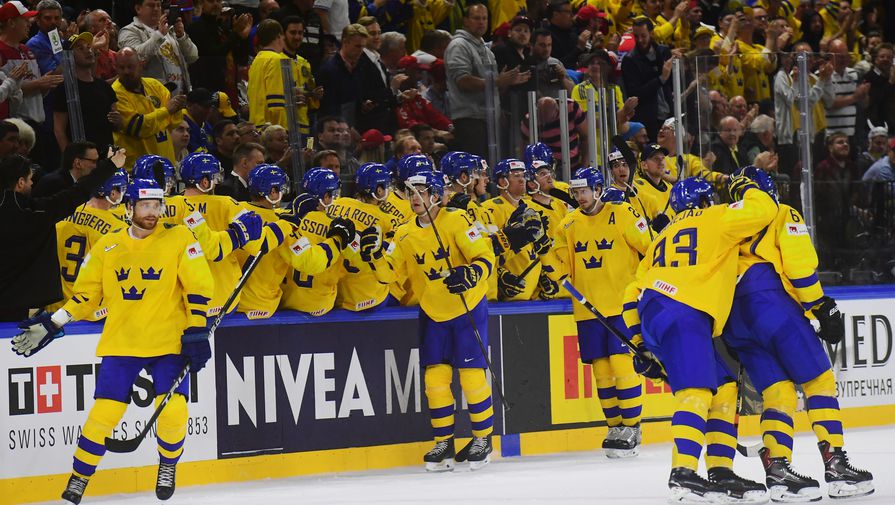 Шведы не без труда обыграли команду Латвии на ЧМ-2018 по хоккею