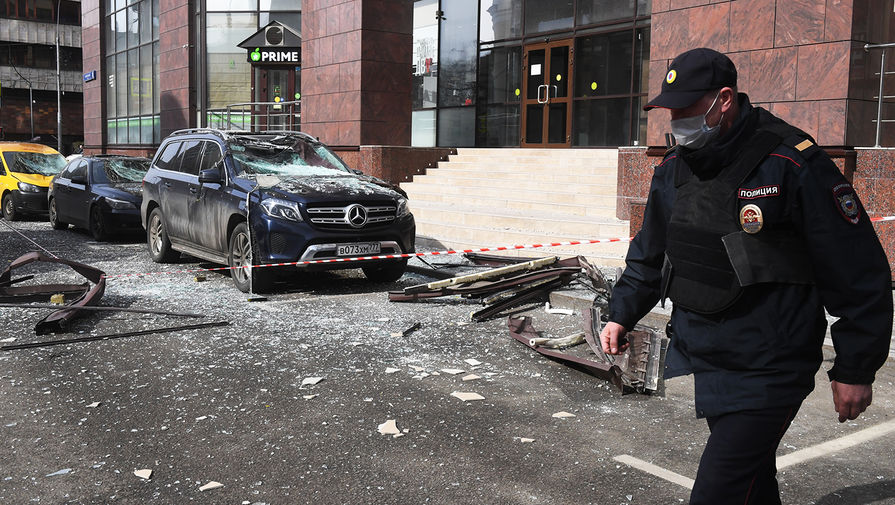  Взрыв в бизнесцентре в Москве  Газета.Ru 