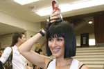 Тина Канделаки после 11-й церемонии вручения премии за самые сомнительные достижения в области шоу-бизнеса «Серебряная калоша», 2007 год