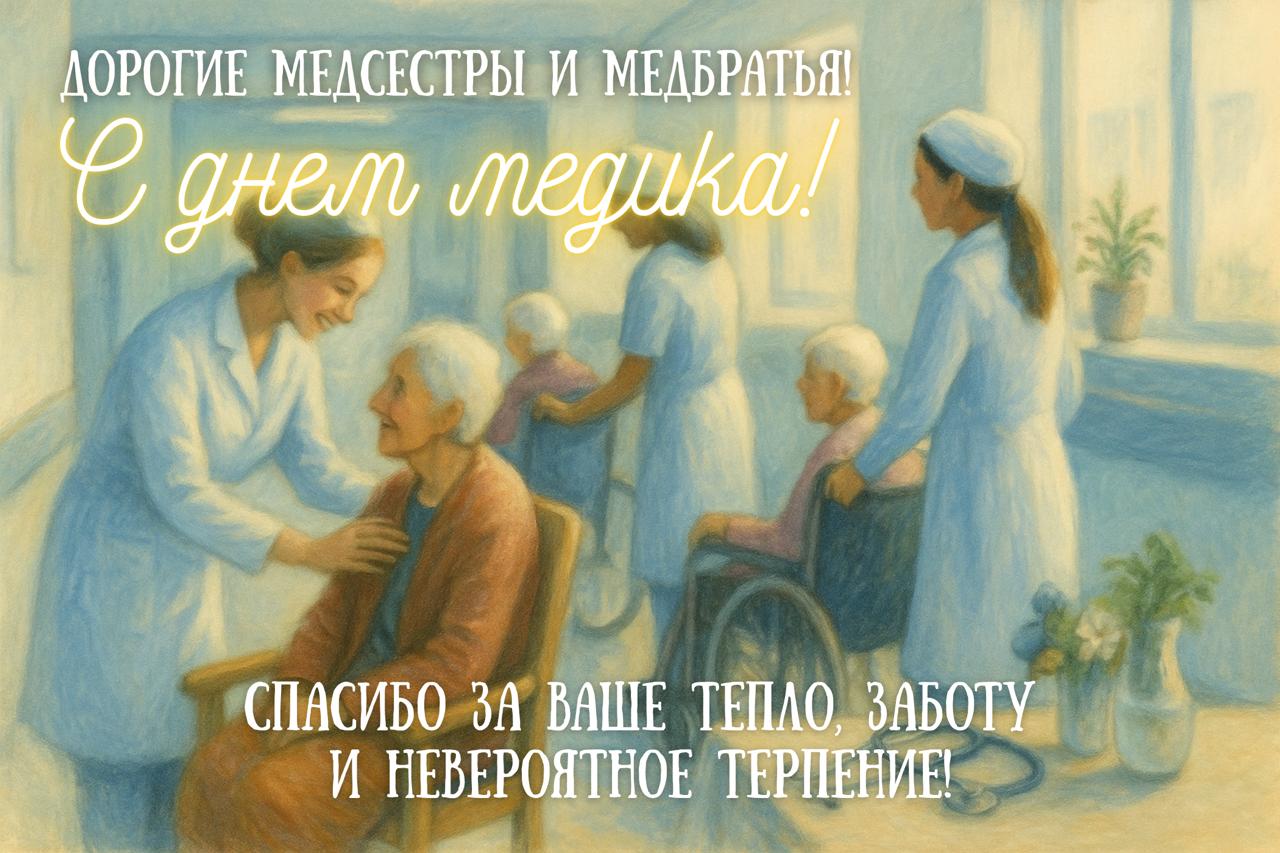 Открытки и поздравления с Днем медика — 2025