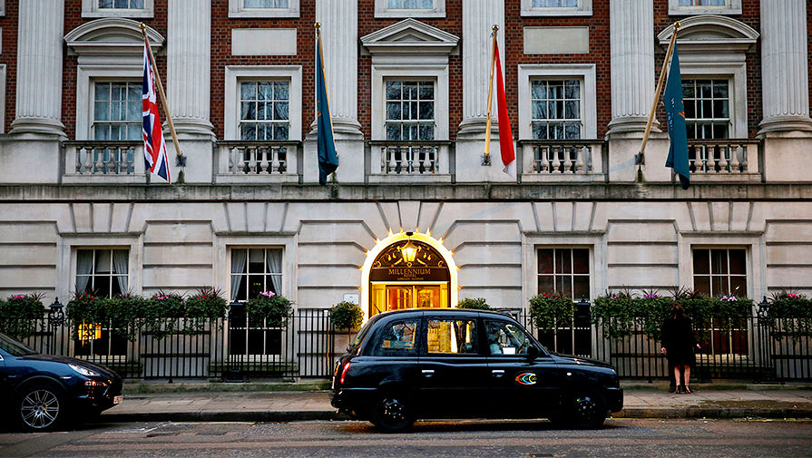 Гостиница Millennium Hotel в Лондоне, где 1 ноября 2006 года Александр Литвиненко встретился с бывшими коллегами по российским спецслужбам Андреем Луговым и Дмитрием Ковтуном