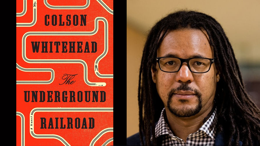 Обложка книги Колсона Уайтхеда «Подземная железная дорога» («The Underground Railroad») 