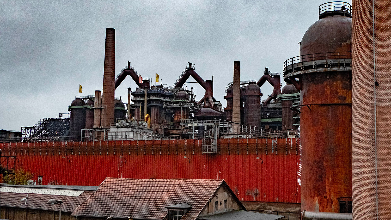 Железоделательный завод в городе Фёльклинген, Германия