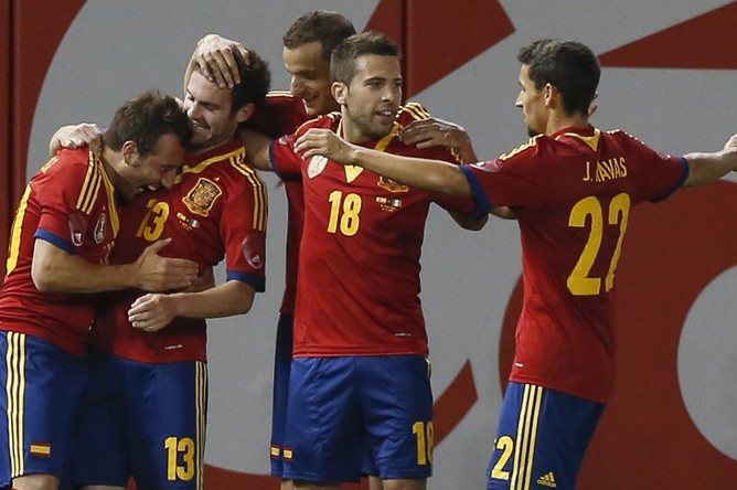 Испания непобедима и в товарищеских матчах
