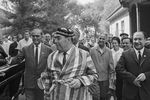 Генеральный секретарь ЦК КПСС Леонид Ильич Брежнев во время встречи с трудящимися в Таджикской ССР, 1970 год