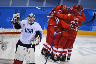 Эпизод матча Россия — США