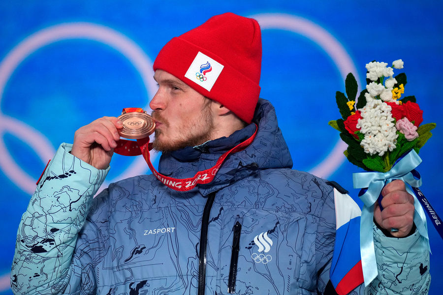 Сергей Ридзик стал бронзовым призером в ски-кроссе на соревнованиях фристайлистов