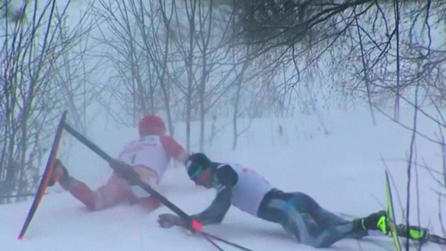 Вяльбе назвала виноватого в столкновении лыжников Большунова и Устюгова на Кубке России