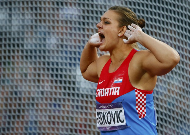 Олимпийская чемпионка в&nbsp;метании диска&nbsp;- Сандра Перкович (Хорватия)