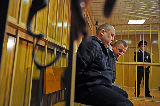 Бывшие сотрудники полиции Юрий Луньков и Владимир Черезов (слева направо)