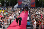  Во время церемонии закрытия 25-го открытого российского кинофестиваля «Кинотавр»