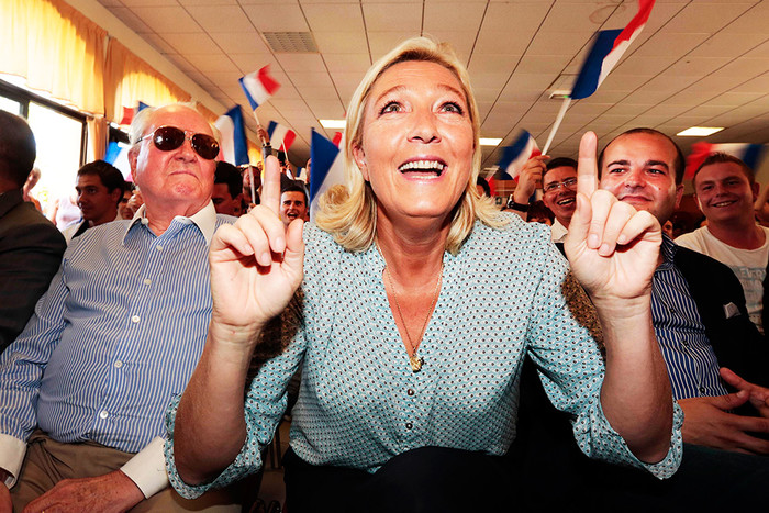 Лидер праворадикальной партии «Национальный фронт» Мари Ле Пен