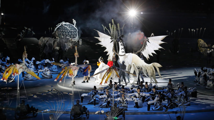 Церемония открытия Олимпиады в&nbsp;южнокорейском Пхёнчхане, 9 февраля 2018 года