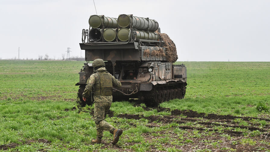 В Бердянске Запорожской области сообщили о работе системы ПВО