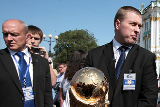 Презентация кубка чемпионата мира по футболу FIFA в Санкт-Петербурге