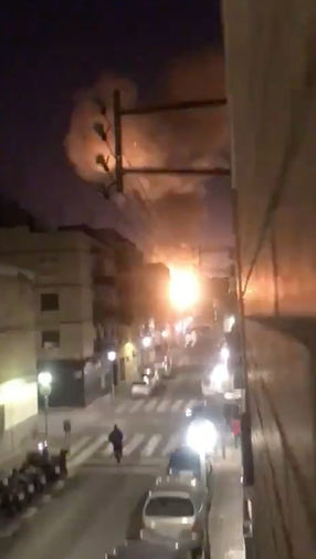 Последствия взрыва на&nbsp;нефтехимическом заводе в&nbsp;Испании, 14 января 2020 года