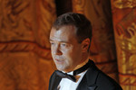 Президент РФ Дмитрий Медведев во время выступления на церемонии открытия