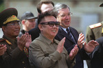 Ким Чен Ир в Новосибирске (2001 год)