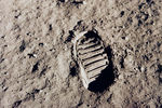 Отпечаток человеческой ноги на поверхности Луны, 20 июля 1969 года