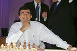 Россиянин Владимир Крамник во время церемонии открытия чемпионата мира по шахматам в Элисте, 2006 год