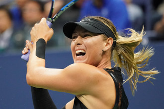 Мария Шарапова играет в четвертом круге US Open