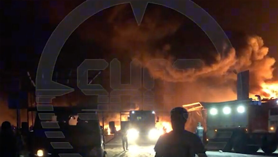 В МВД заявили о повторном риске возгораний на автозаправке в Махачкале