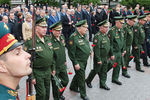 Во время церемонии возложения венков к Могиле Неизвестного Солдата у стен Кремля в День памяти и скорби, 22 июня 2017 года