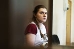 Во время заседания по делу Анны Павликовой в Дорогомиловском суде города Москвы, 16 августа 2018 года