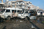 На месте террористического акта в сирийском Хомсе