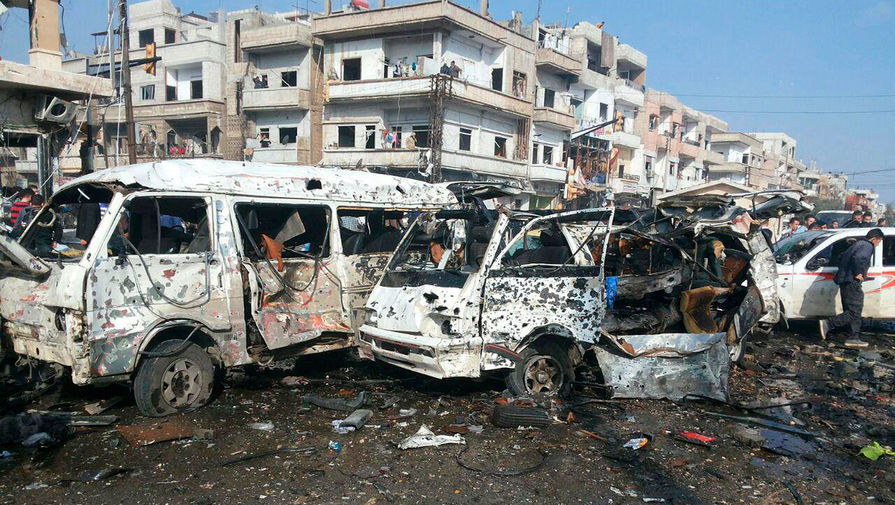 На&nbsp;месте террористического акта в&nbsp;сирийском Хомсе
