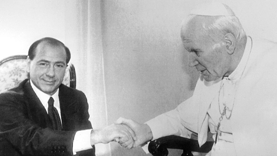С&nbsp;папой Римский Иоанном Павлом II, 1994 год