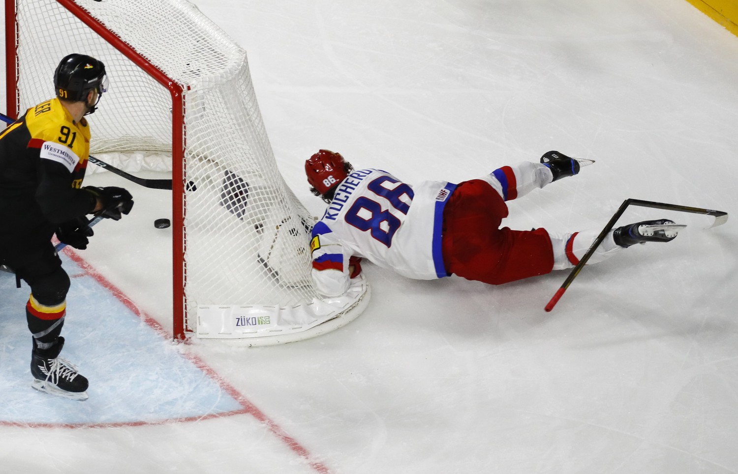 Хоккейный матч Германия — Россия в рамках чемпионата мира