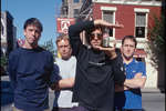 Foo Fighters (Дейв Грол, Нейт Мендель, Тейлор Хокинс, Крис Шифлетт) в Нью-Йорке, 1999 год
