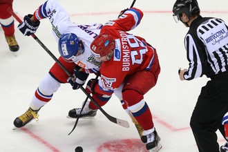 Россия против Чехии в Еврохоккейтуре