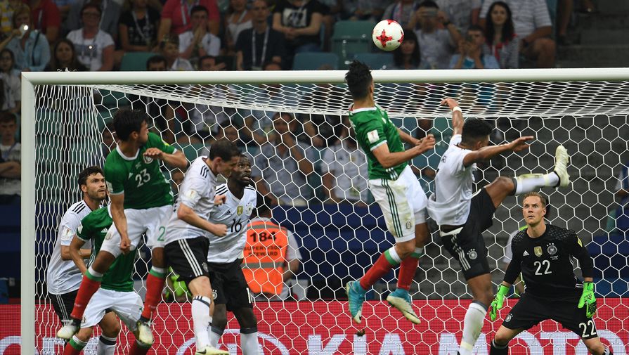 Сборная Германии разгромила команду Мексики и вышла в финал Кубка конфедераций