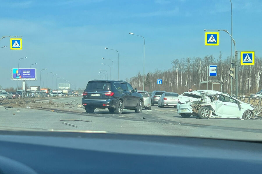 Что произошло на комендантском проспекте. Авария на Киевском шоссе сегодня.