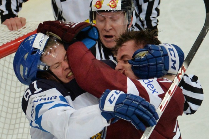 Сборная Латвии сенсационно вырвала победу у финнов