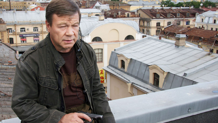 Сергей Селин на съемочной площадке телесериала режиссера Игоря Мужжухина «Литейный, 4», 2008 год