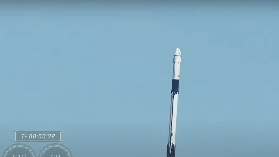 Американский корабль Crew Dragon с россиянкой Кикиной стартовал к МКС