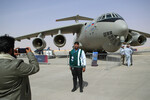 Модернизированный тяжелый транспортный самолет Ил-76МД-90А Объединенной авиастроительной корпорации (ОАК, входит в госкорпорацию «Ростех») представлен на 2-й Всемирной оборонной выставке World Defense Show в Эр-Рияде